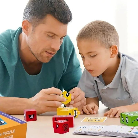 💥 3D-Puzzle-Zauberwürfel mit Gesichtsveränderung💥
