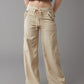 🔥2025 Neu eingetroffen🔥Cargohose aus Leinenmischung mit weitem Bein