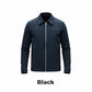 Herren 2-teiliges Freizeit-Set in Unifarben für Herbst und Winter (Jacke + Hose)