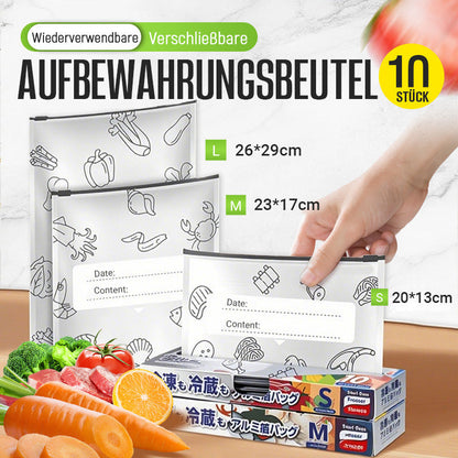 🌿Verschließbare Alu-Frischhaltebeutel wiederverwendbar - Jetzt 50% sparen