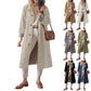 Einreihiger Trenchcoat mit Hemdkragen für Damen
