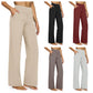 ☀️ Sommerangebot!😍Lockere High-Waist Business Casual Hose Yogahose