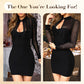 😍🌟Glitzerndes Kleid💓Sexy Mesh-Bodycon-Minikleid✨🌹