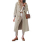 Einreihiger Trenchcoat mit Hemdkragen für Damen