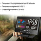 ✨⏰ Letzter Tag der Aktion 50 % 🔥Digitaler LED-Temperatur- und Luftfeuchtigkeitsmonitor, Wettervorhersage, LED-Tischwecker