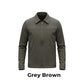 Herren 2-teiliges Freizeit-Set in Unifarben für Herbst und Winter (Jacke + Hose)
