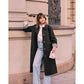 Einreihiger Trenchcoat mit Hemdkragen für Damen