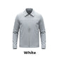 Herren 2-teiliges Freizeit-Set in Unifarben für Herbst und Winter (Jacke + Hose)