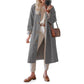 Einreihiger Trenchcoat mit Hemdkragen für Damen