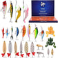 🎉🥰24-Tägiges Weihnachts-Advents-Set mit Angelzubehör🎄