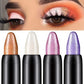 💥15-Farben-Highlighter-Lidschattenstift, wasserfester Glitzer-Lidschatten-Eyeliner-Stift
