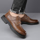 👞Atmungsfreie Retro -PU -Leder -Softroshese von Männern🔥