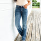 🍂Heiliger Gral Bauchfreie Bootcut-Jeans👖💥Befristetes Angebot: 50% Rabatt auf Bestellungen