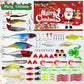 🎉🥰24-Tägiges Weihnachts-Advents-Set mit Angelzubehör🎄