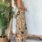 🌺Frühling Vorverkauf 50% Rabatt🍃Sexy langes Kleid mit Spaghettiträgern und Blumenmuster für Damen