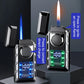 🔥Doppelflammen-Feuerzeug mit LED-Licht – 2 Stück günstiger & ✈️ kostenloser Versand! 💨✨