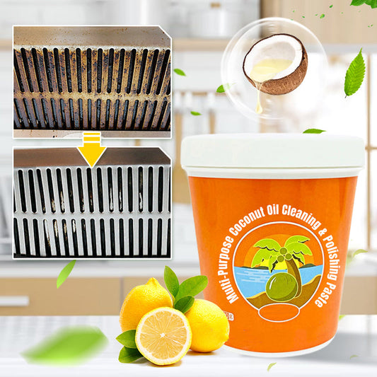 🌴Natürliche Kokosöl-Politurpaste zur schonenden Reinigung-Kauf 2, erhalte 1 gratis!
