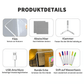 🎄Weihnachtsaktion💎Kreatives wiederbeschreibbares Acryl-LED-Nachrichtenschild (🎁kommt mit 7 Stiften🎁)
