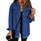 Damen-Jeansjacke mit zerrissenen Kanten