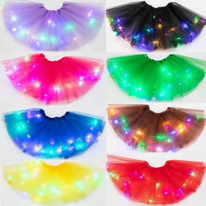 💕Heißer Verkauf 49 % Rabatt🌸✨Magischer & leuchtender LED-Tutu-Rock👸