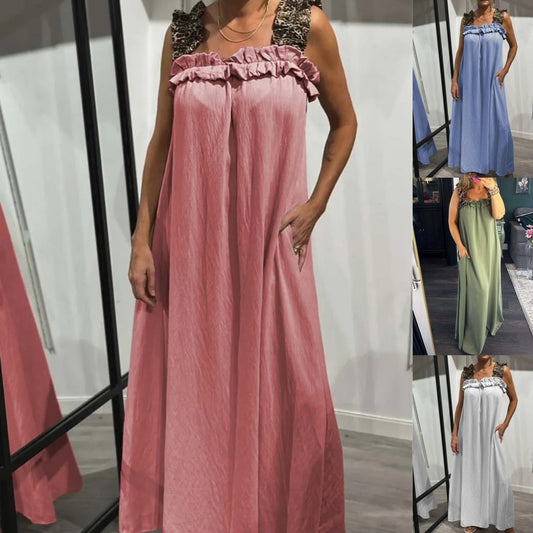 【S-4XL】💖Holder Baumwoll-Leinen-Kleid