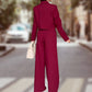 🎉2025 Neuheiten-Schnäppchen✨Damen-Set mit kurzem Revers und Hose mit hoher Taille