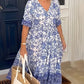 New Style Bohemian Dress mit V-Ausschnitt - Bringen Sie Farbe in Ihre Garderobe