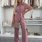 🌟2025 Neu Frauen Jumpsuits mit Gürtel und Knopfleiste
