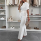 🌟2025 Neu Frauen Jumpsuits mit Gürtel und Knopfleiste