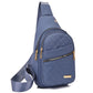 🔥 50 % RABATT ! 🛍️🎒 Leichte Metall-Brusttasche mit Reißverschluss und Kabeldurchführung – Exquisites Geschenk ✨🎁