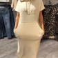 🌸💐Damenkleid mit kurzen Ärmeln und Kapuze🚀Kostenlosen Versand🚀