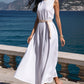 🔥【Sommersale】Elegantes Maxikleid mit Gürtel - Atmungsaktiv & Figurbetont