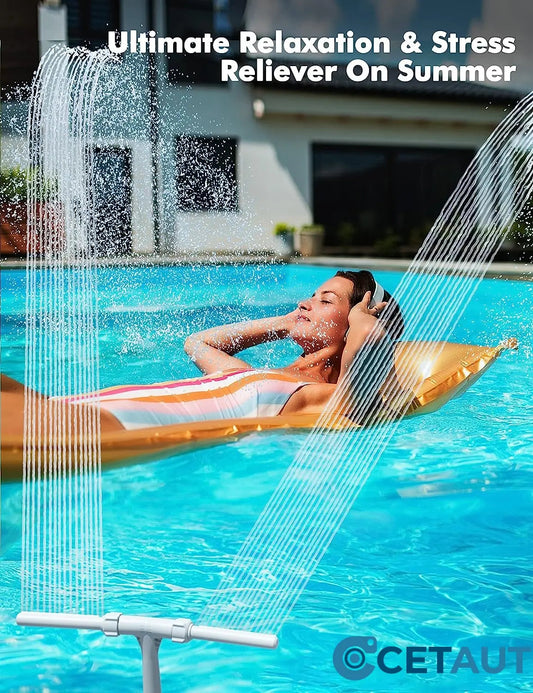 ⛱️Heißer Verkauf 49% Rabatt - Pool-Kühlung Wasserfall Sauerstoff-Brunnen🏖️