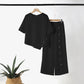 🌸Große Preisreduzierung🌸 Asymmetrisches Top mit weiter Hose – Zweiteiliges Damen-Outfit für Beruf und Freizeit