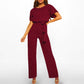 Jumpsuit mit hoher Taille und weitem Bein für Damen