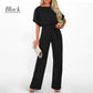 Jumpsuit mit hoher Taille und weitem Bein für Damen