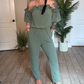 ✨2025 Neues Design🌸Schulterfreier Jumpsuit mit Volants