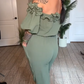 ✨2025 Neues Design🌸Schulterfreier Jumpsuit mit Volants
