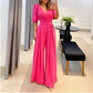 💥Heißer Verkauf 58% Rabatt💕Hochtaillierter Jumpsuit mit weitem Bein in Uni-Farbe für Damen