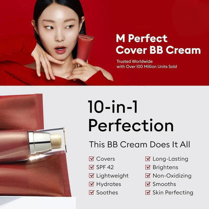 Lang anhaltende feuchtigkeitsspendende BB-Creme mit SPF 42