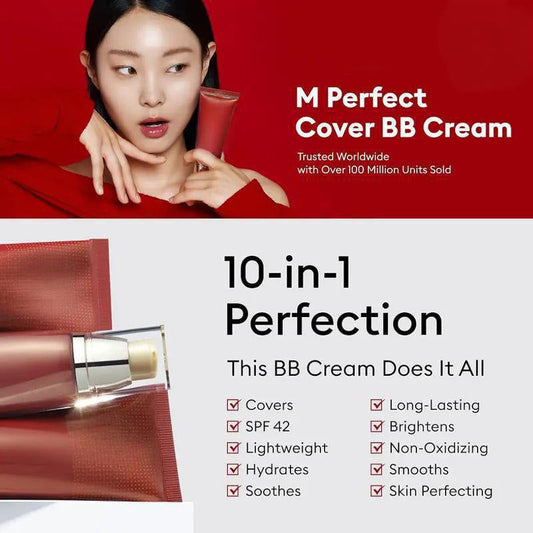 Lang anhaltende feuchtigkeitsspendende BB-Creme mit SPF 42