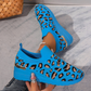 Atmungsaktive, bequeme Damen-Mesh-Slipper mit dicker Sohle