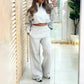 💖50% RABATT💖Women’s Pullover Top & High Waist Pants Set