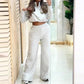 💖50% RABATT💖Women’s Pullover Top & High Waist Pants Set