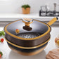⏳Zeitlich begrenztes Sonderangebot⏰Titan-Keramik Topf mit Deckel 🍳 | Anti-Haft 5x stärker | Für ALLE Herdtypen 🔥