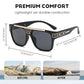 Trendy Square Frame Sunglasses