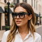 Trendy Square Frame Sunglasses