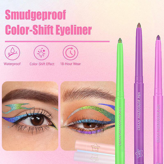 Smudgeproof Color-Shift Eyeliner