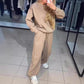 Damen Rundhalsausschnitt Lässiges Sport-Sweatshirt und Jogginghose 2-teiliges Set✈️ Kostenloser Versand