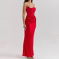 Sexy figurbetontes Maxikleid mit Korsett und Fischschwanzsaum👗